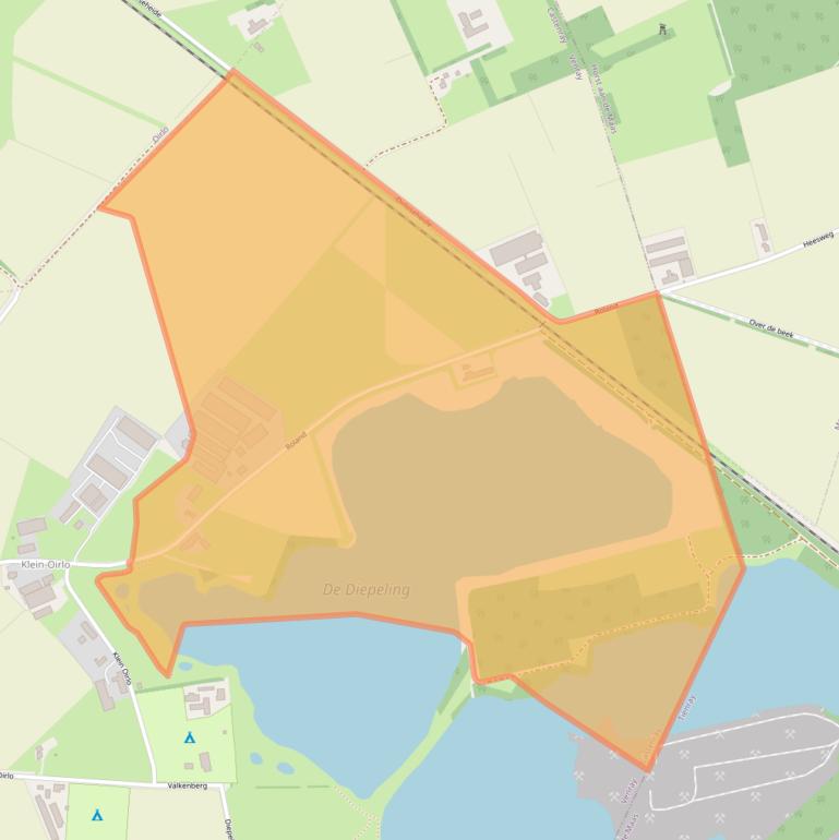 Kaart van postcodegebied 5811BA.