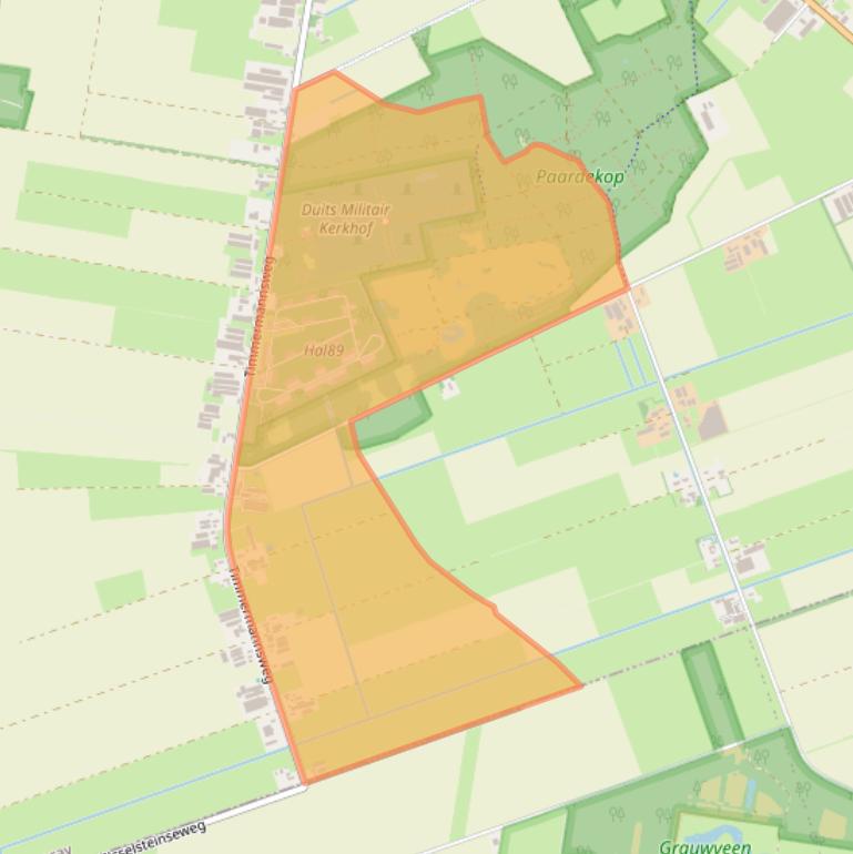 Kaart van postcodegebied 5813AM.