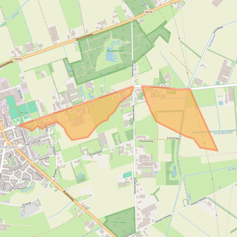 Kaart van postcodegebied 5813BK.