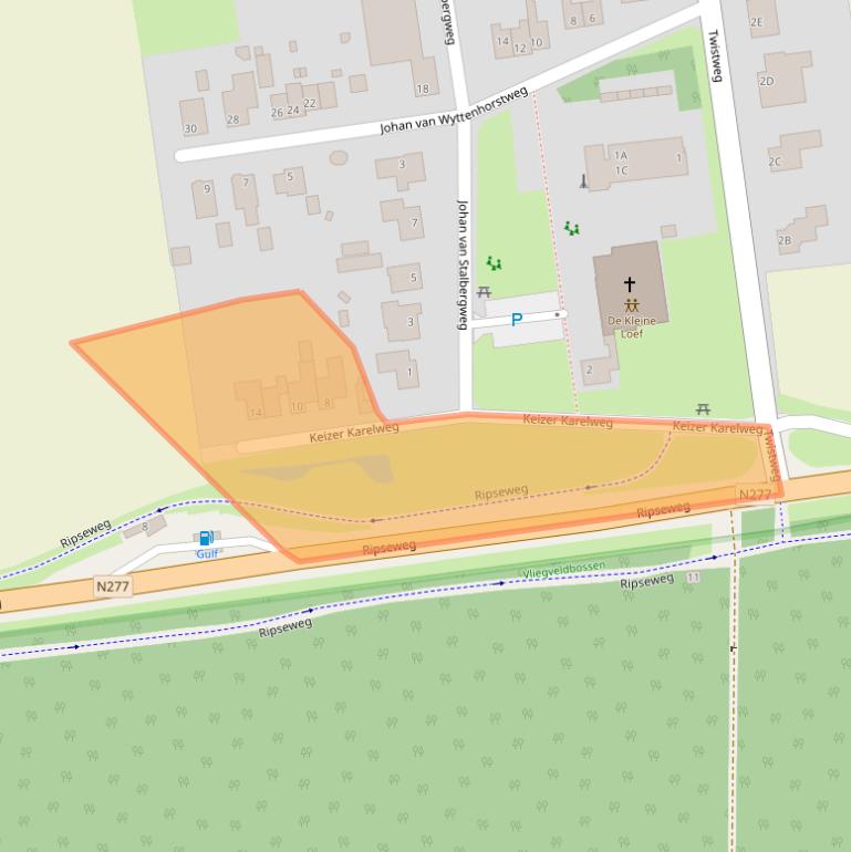 Kaart van postcodegebied 5816AM.