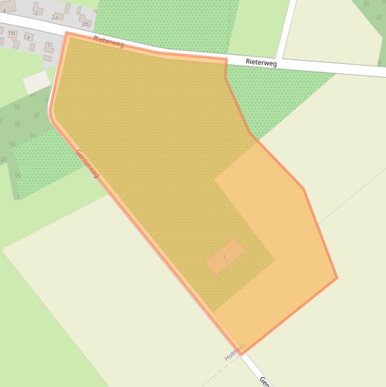 Kaart van postcodegebied 5824AV.