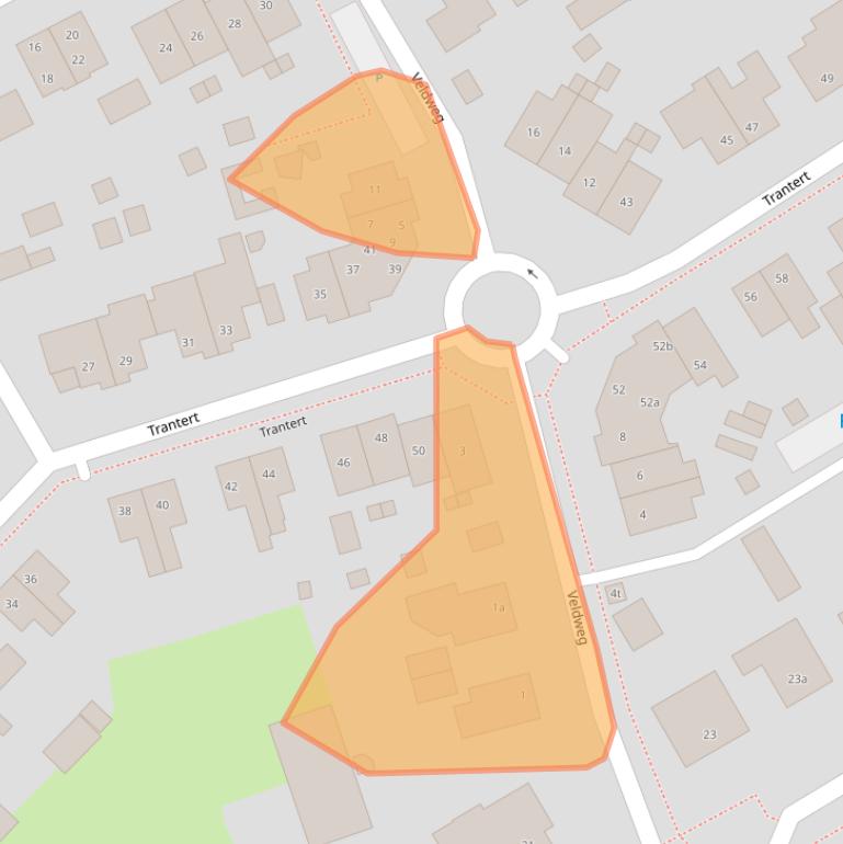 Kaart van postcodegebied 5825JV.