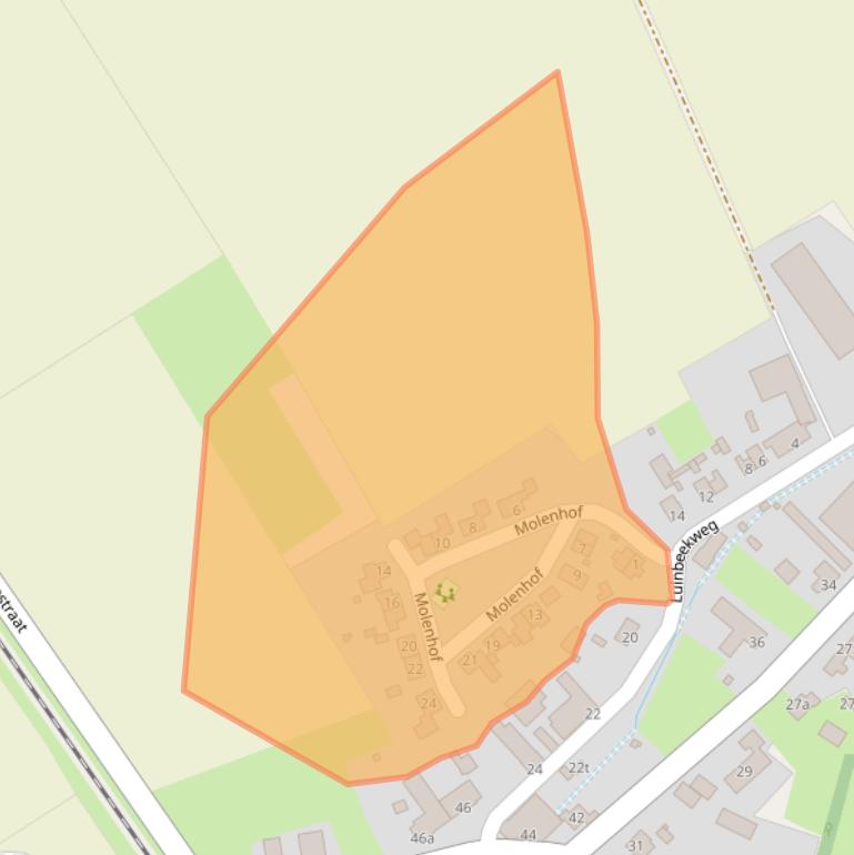 Kaart van postcodegebied 5827AR.