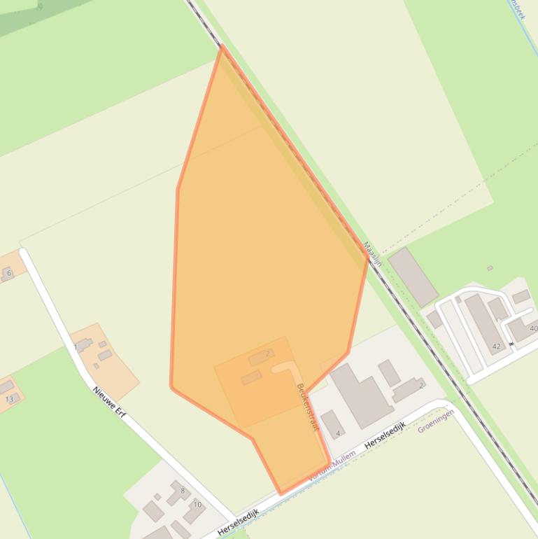 Kaart van postcodegebied 5827AV.