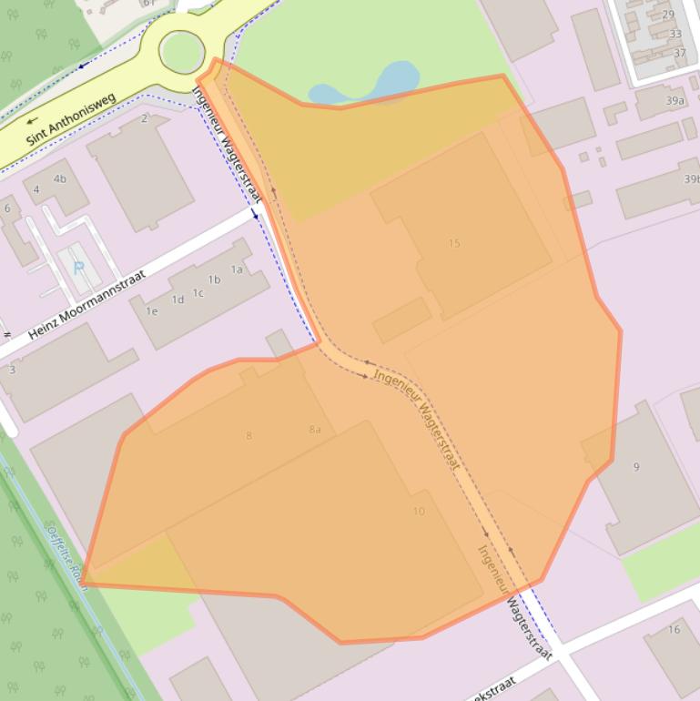 Kaart van postcodegebied 5831AZ.