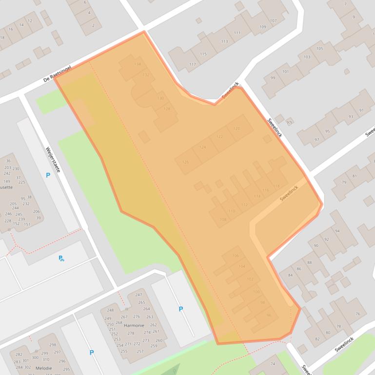 Kaart van postcodegebied 5831KV.