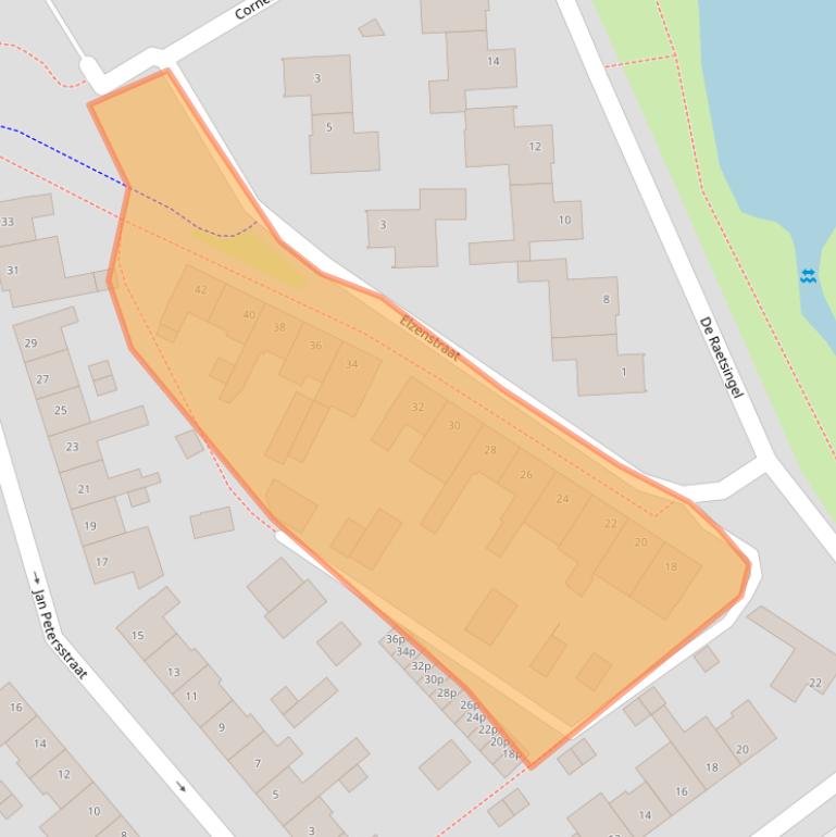 Kaart van postcodegebied 5831LJ.