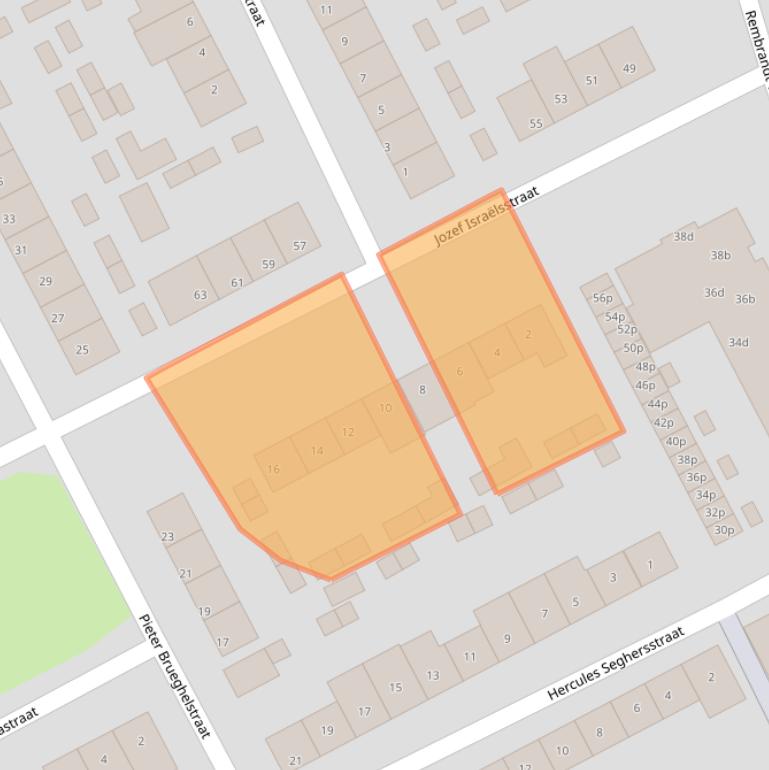 Kaart van postcodegebied 5831XK.
