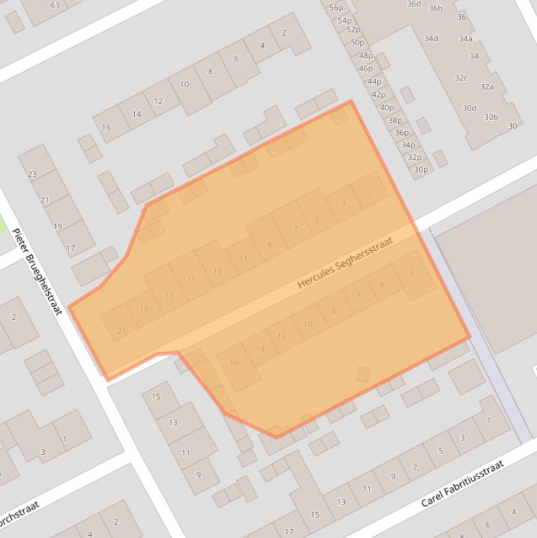 Kaart van postcodegebied 5831XL.