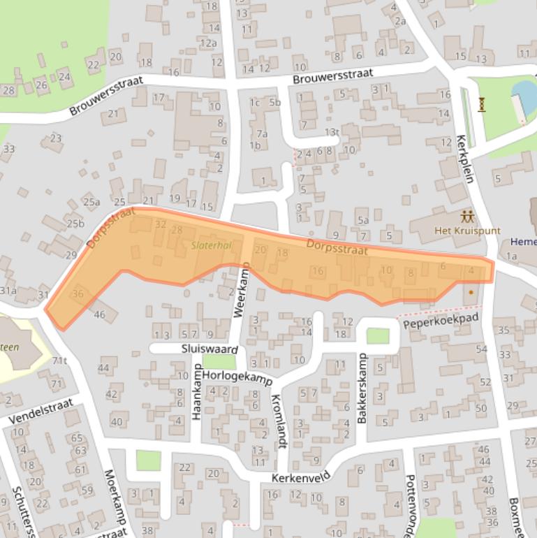 Kaart van postcodegebied 5835AH.
