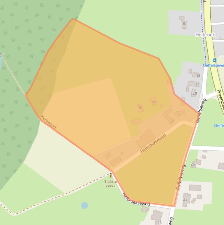 Kaart van postcodegebied 5835CX.