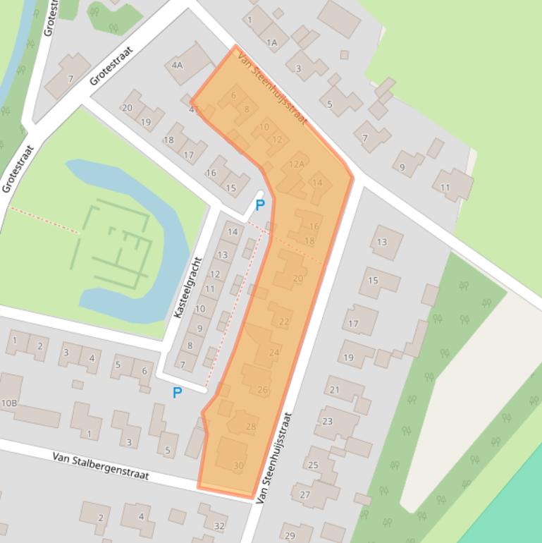 Kaart van postcodegebied 5841AH.