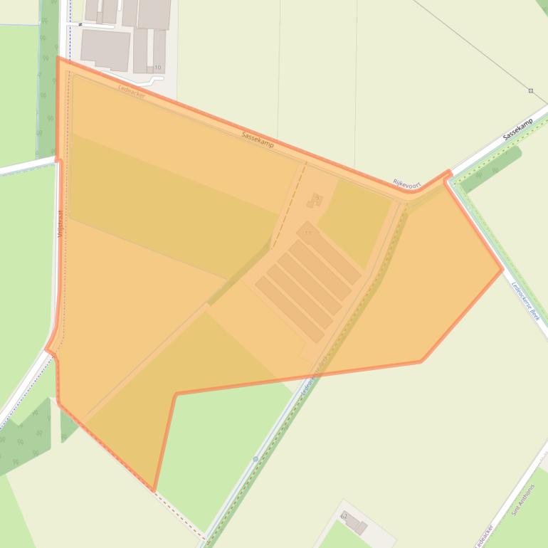 Kaart van postcodegebied 5846AN.