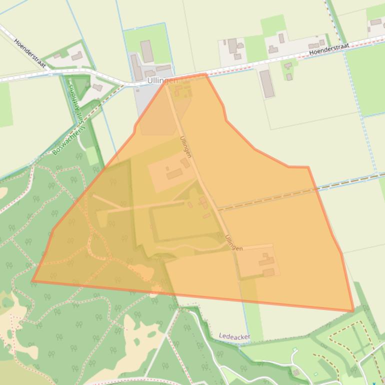 Kaart van postcodegebied 5846AW.