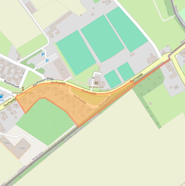 Kaart van postcodegebied 5853AG.