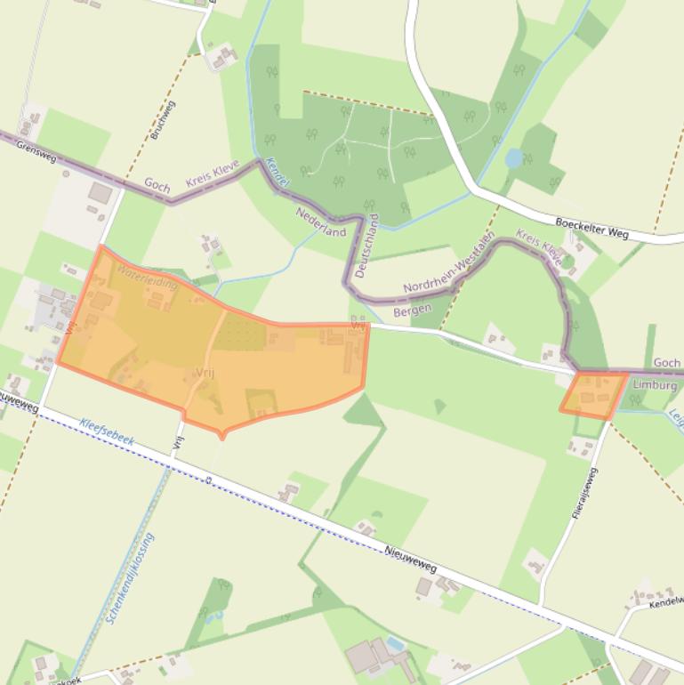 Kaart van postcodegebied 5853EJ.