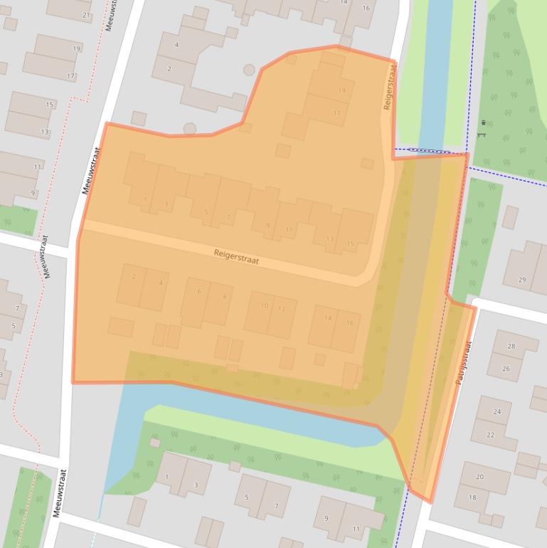 Kaart van postcodegebied 5854GN.