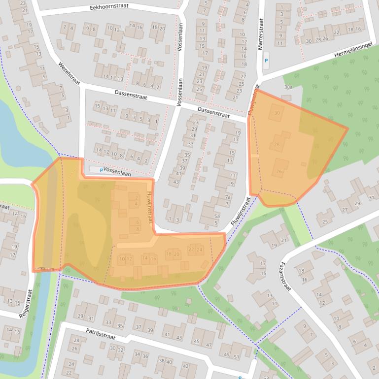 Kaart van postcodegebied 5854JH.