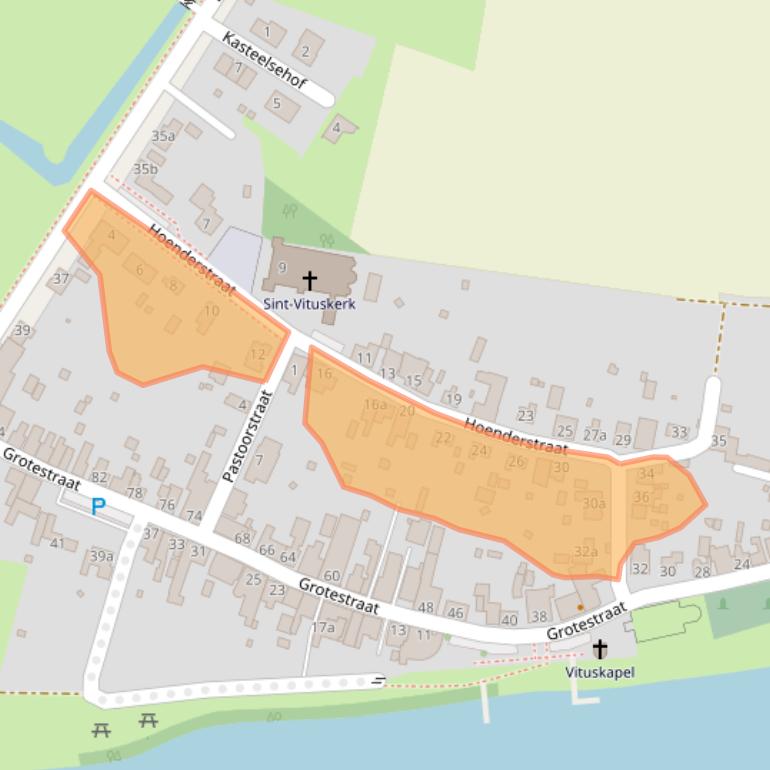 Kaart van postcodegebied 5855AH.