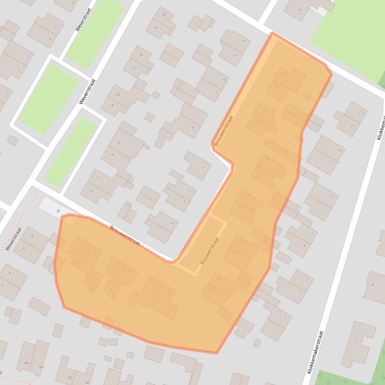 Kaart van postcodegebied 5855CE.