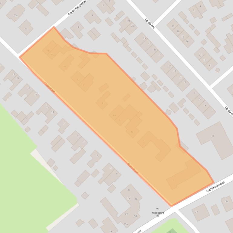 Kaart van postcodegebied 5856AE.