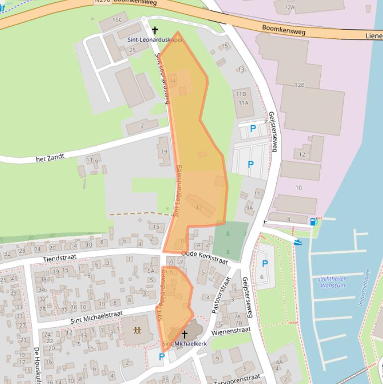 Kaart van postcodegebied 5861BR.