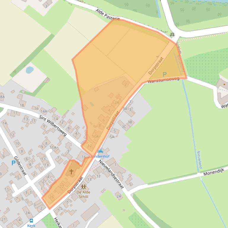 Kaart van postcodegebied 5862AE.