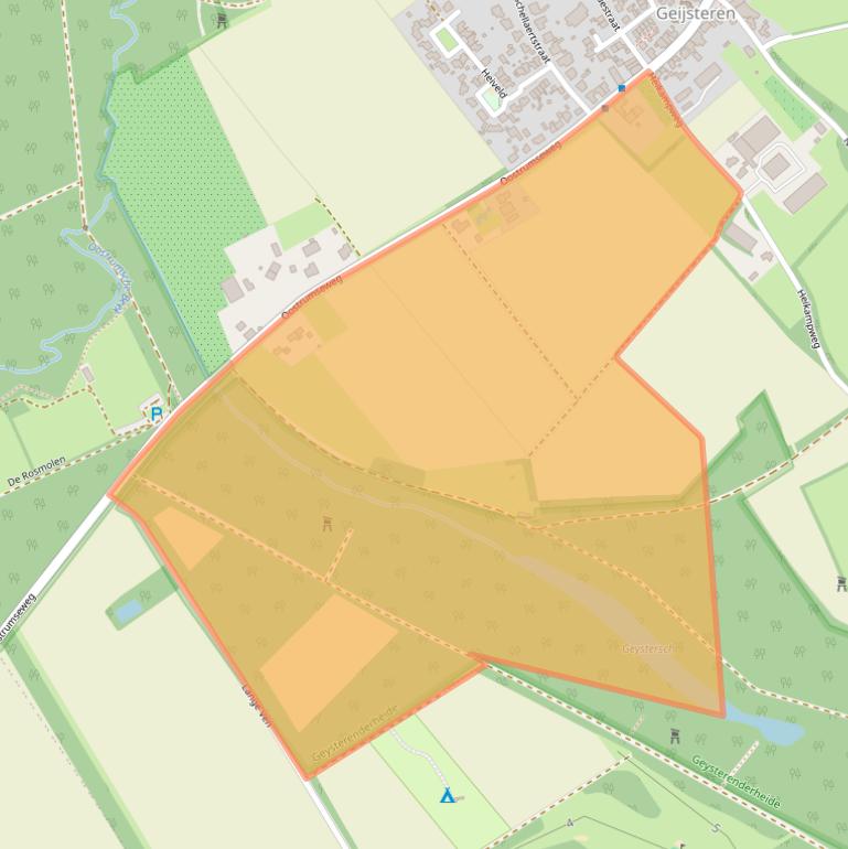 Kaart van postcodegebied 5862AN.