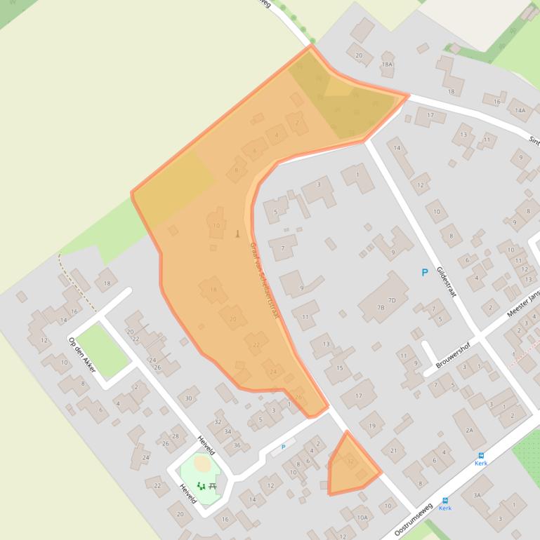 Kaart van postcodegebied 5862AT.