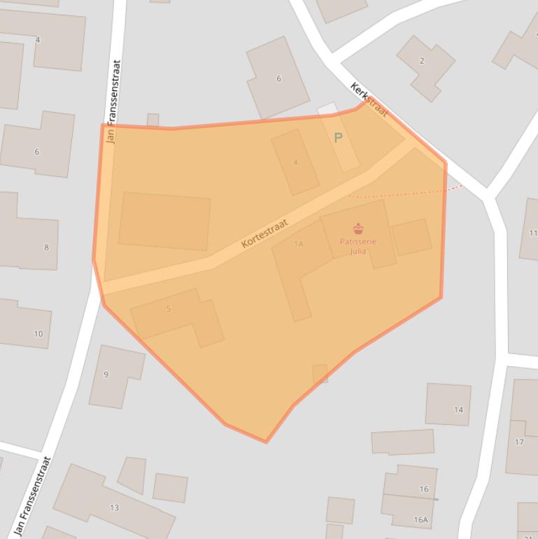 Kaart van postcodegebied 5863AS.