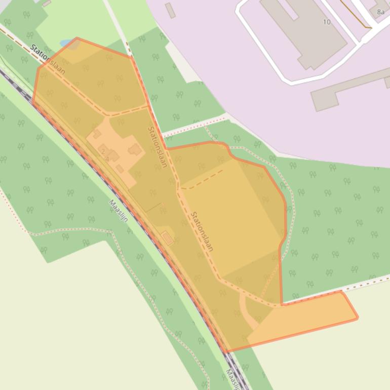 Kaart van postcodegebied 5865AK.