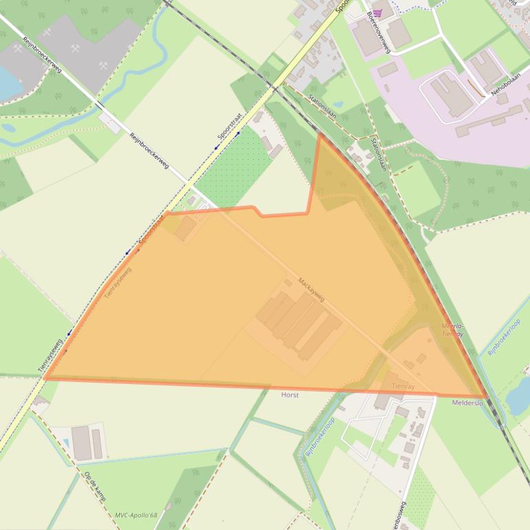 Kaart van postcodegebied 5865AL.