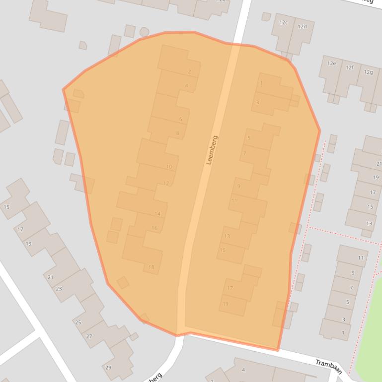 Kaart van postcodegebied 5865BR.