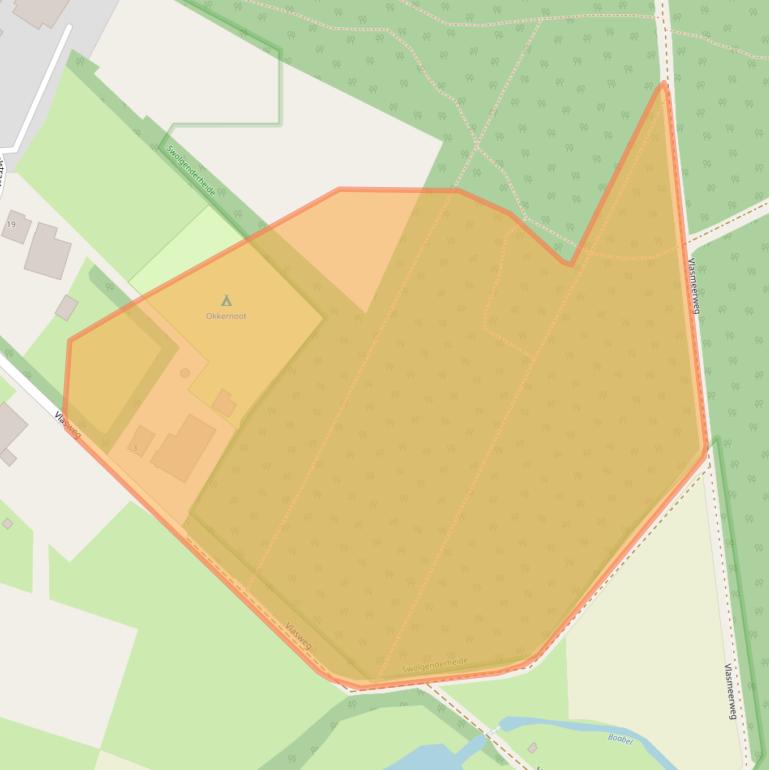 Kaart van postcodegebied 5866AZ.