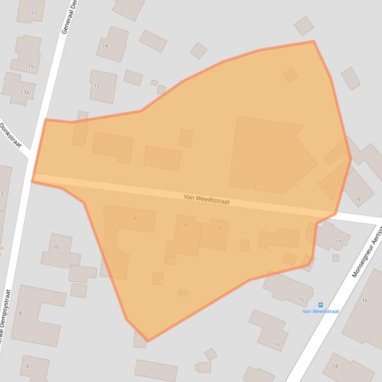 Kaart van postcodegebied 5866BL.