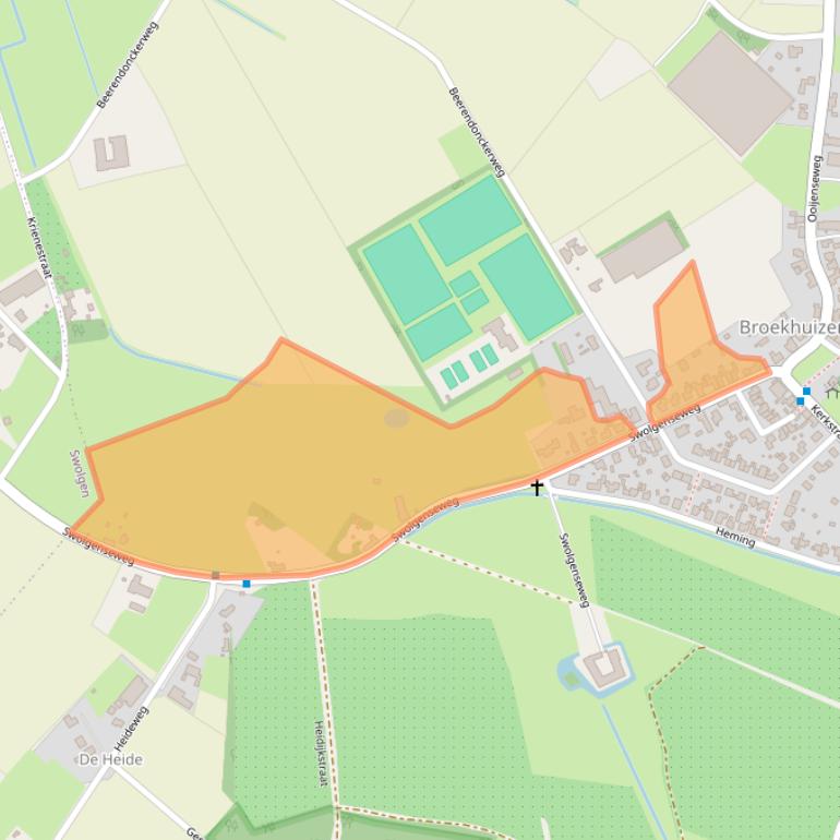 Kaart van postcodegebied 5871AL.