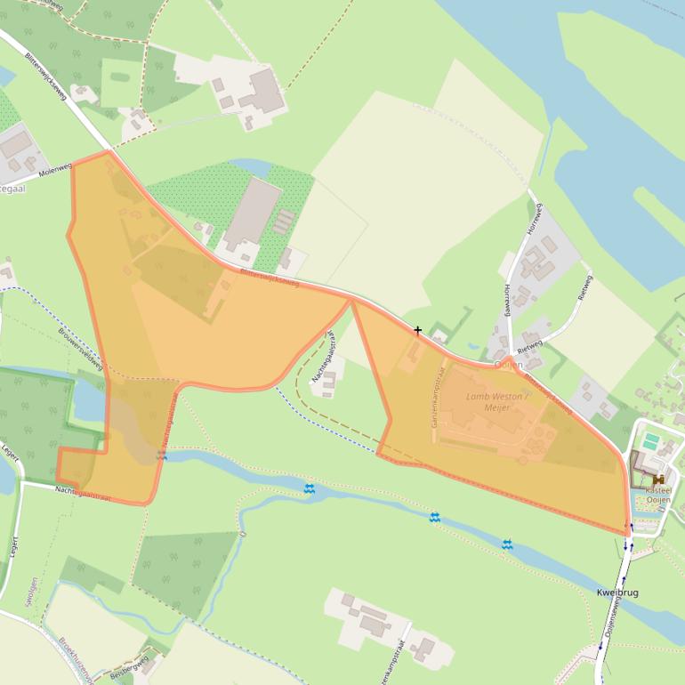 Kaart van postcodegebied 5871CD.