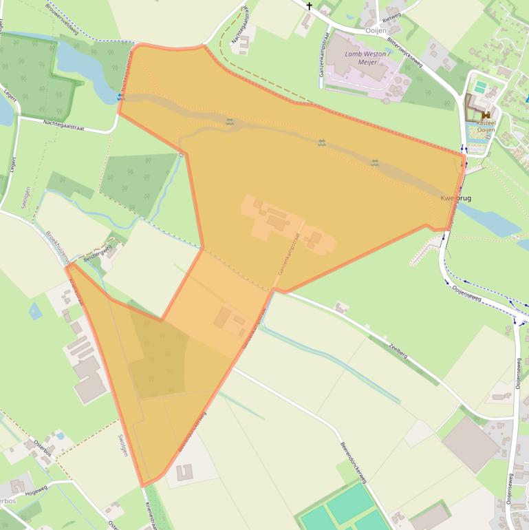 Kaart van postcodegebied 5871CK.