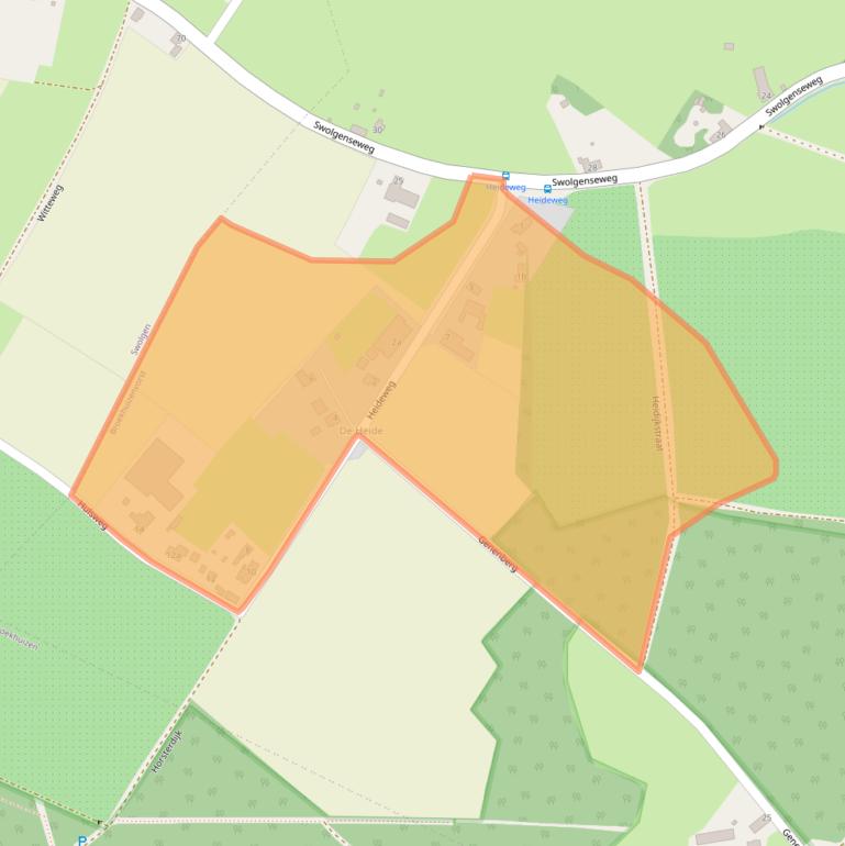 Kaart van postcodegebied 5871CR.