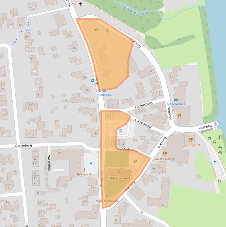 Kaart van postcodegebied 5872AC.