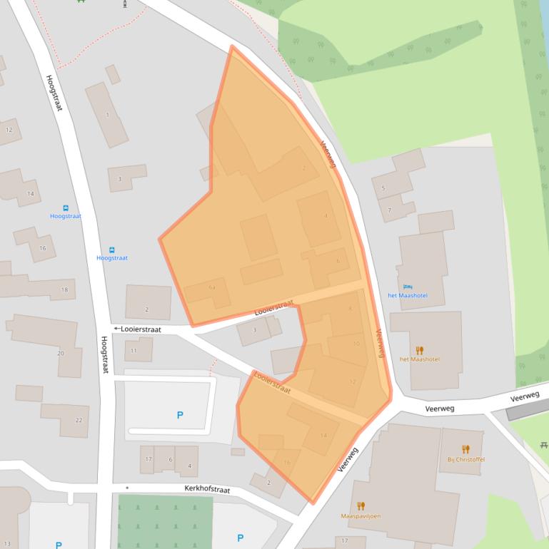 Kaart van postcodegebied 5872AG.