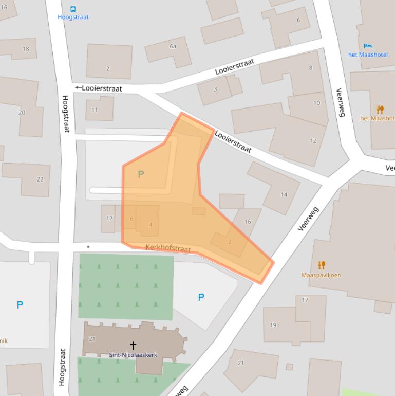 Kaart van postcodegebied 5872AR.