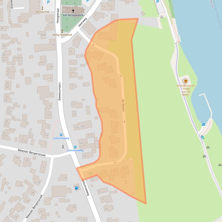 Kaart van postcodegebied 5872AZ.