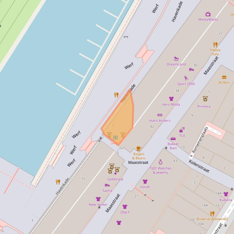 Kaart van postcodegebied 5911DN.