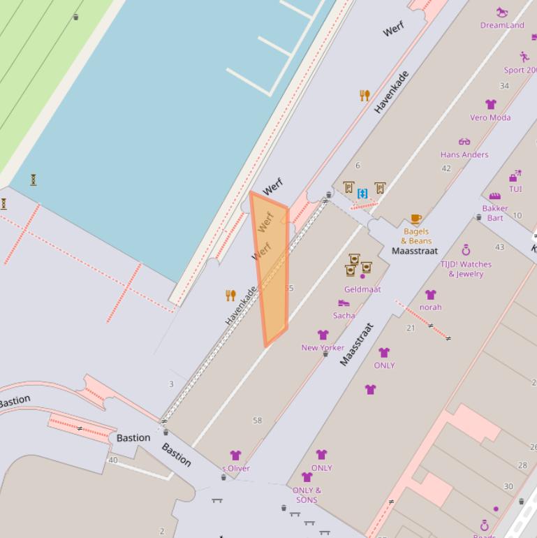 Kaart van postcodegebied 5911HN.