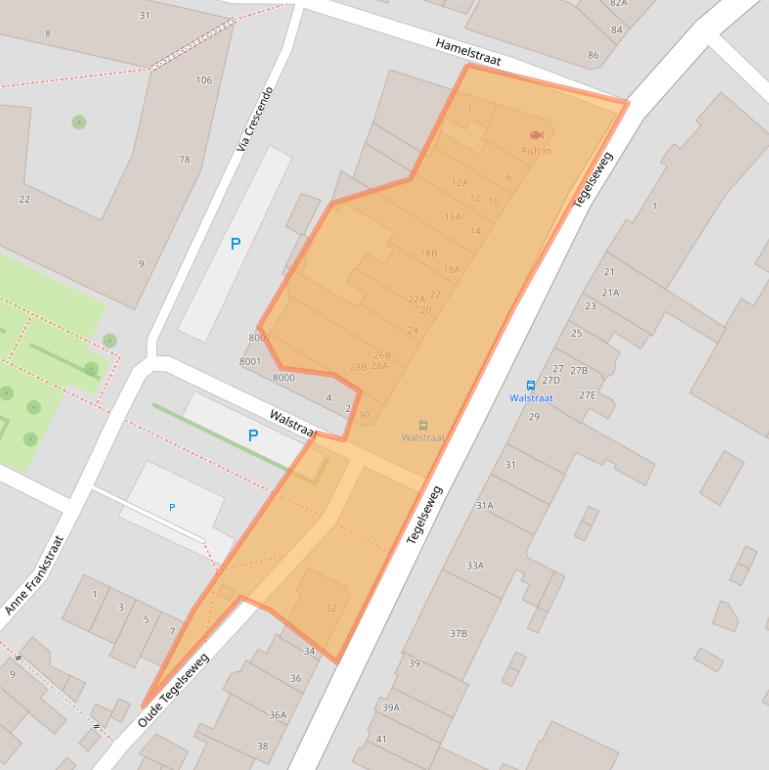 Kaart van postcodegebied 5912BH.