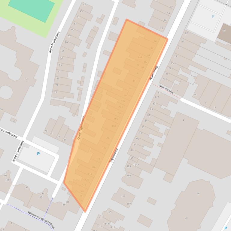 Kaart van postcodegebied 5912BK.