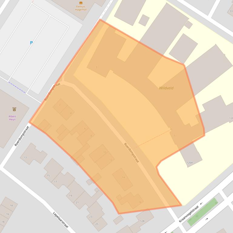 Kaart van postcodegebied 5912BR.