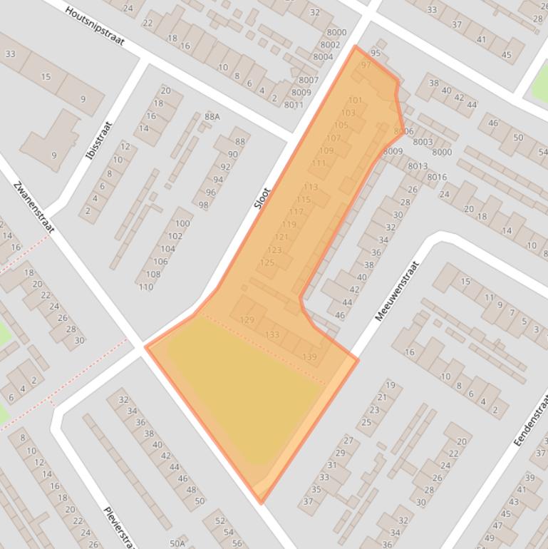 Kaart van postcodegebied 5912EV.