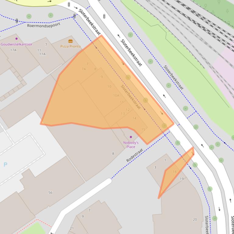 Kaart van postcodegebied 5912GS.